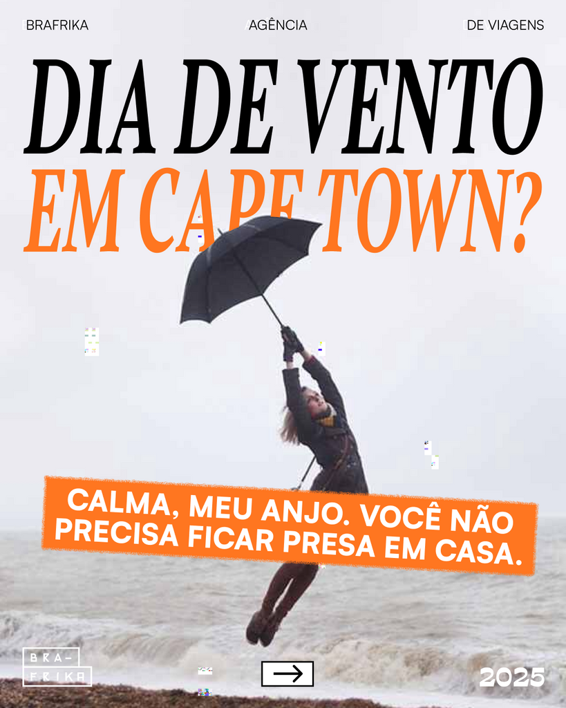 O que fazer em Cape Town num dia de vento?